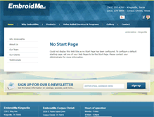 Tablet Screenshot of embroidme-kingsville.com